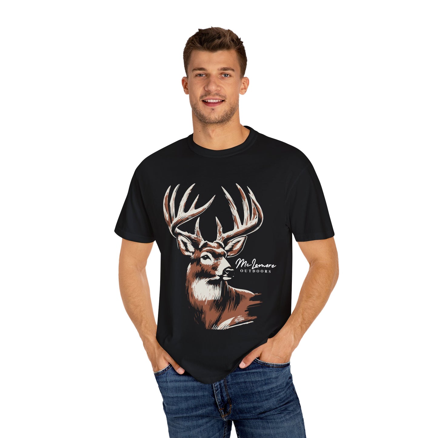 Comfort Colors FRONT Buck T-shirt