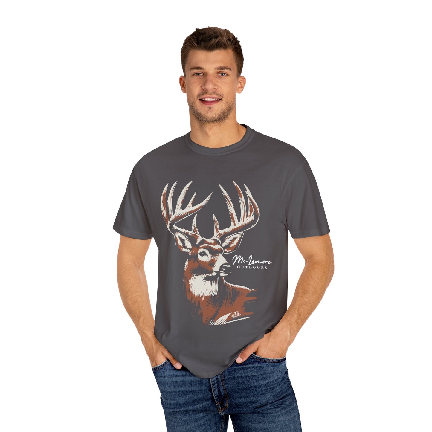 Comfort Colors FRONT Buck T-shirt